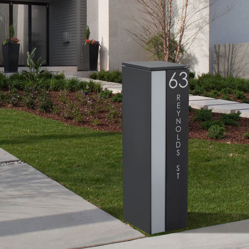 Custom Address Decal Sticker - Vertical Large