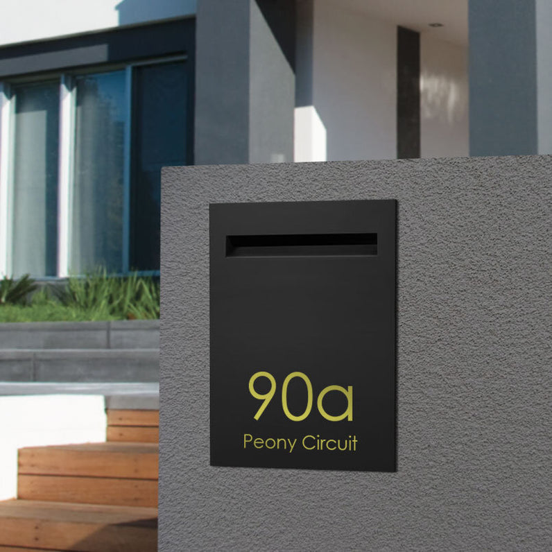 Custom Address Decal Sticker - Large