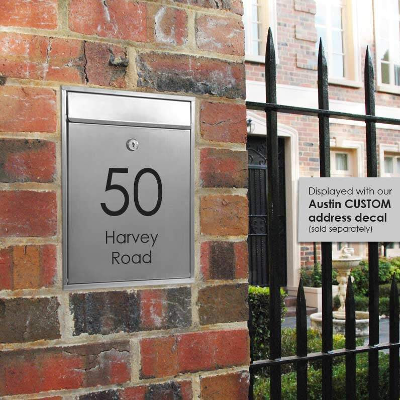 Custom Address Decal Sticker - Narrow