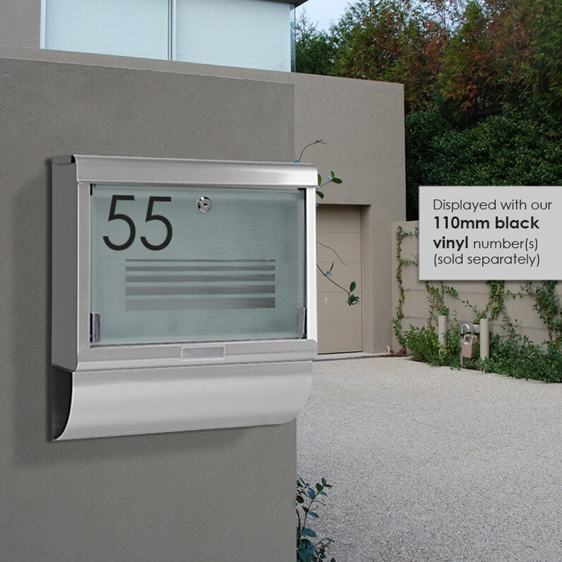 Balmoral Stainless Wall Mount Letterbox