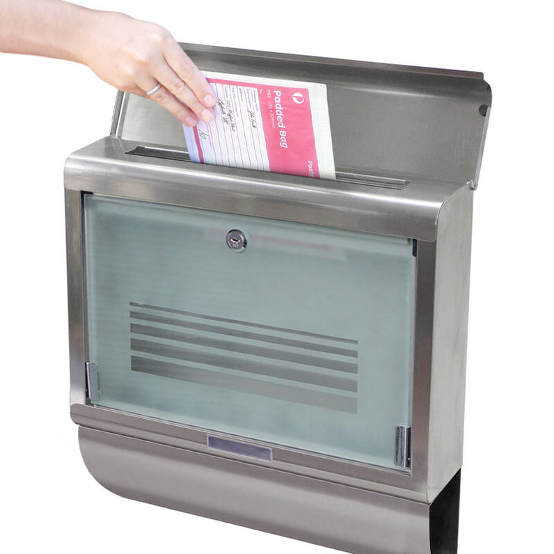 Balmoral Stainless Wall Mount Letterbox