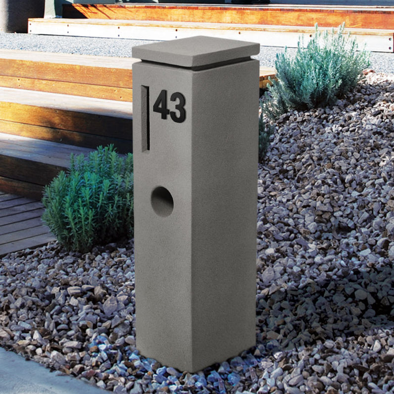 Stick on Bold House Numbers 75mm - Black