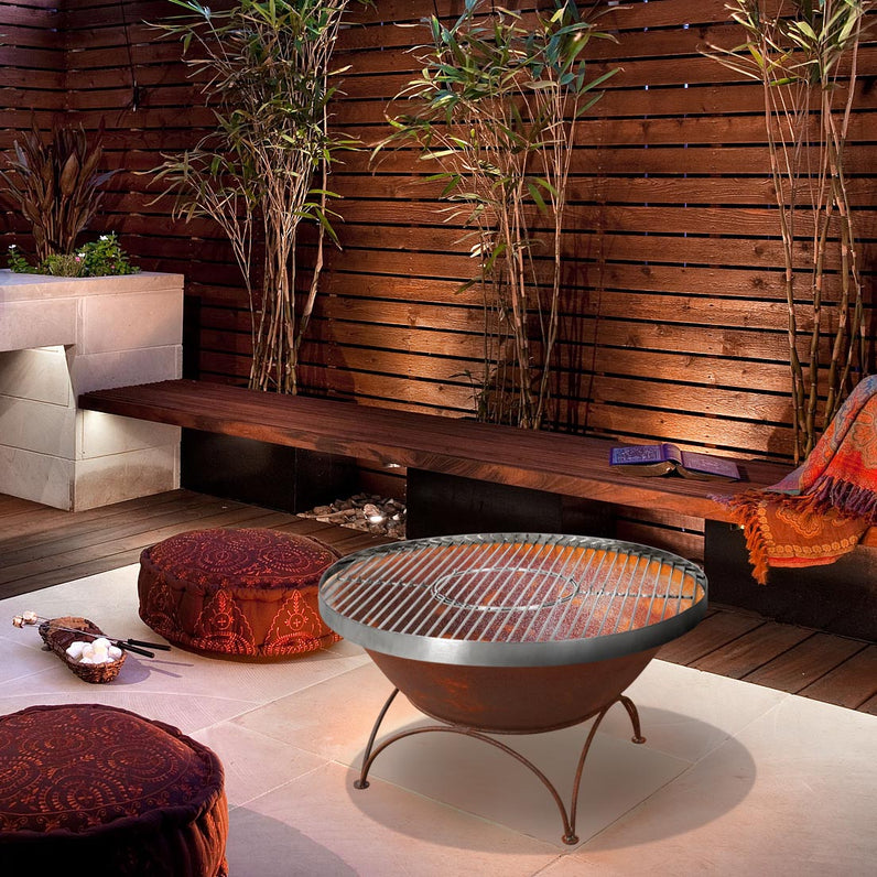 Fire Pit Stainless Steel Grill 70