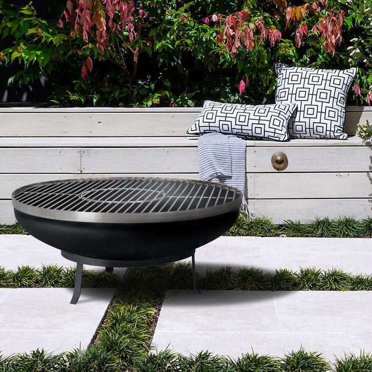 Fire Pit Stainless Steel Grill 80