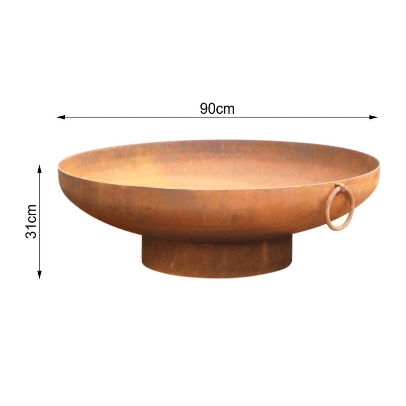 Cairo 90 Rust Fire Pit
