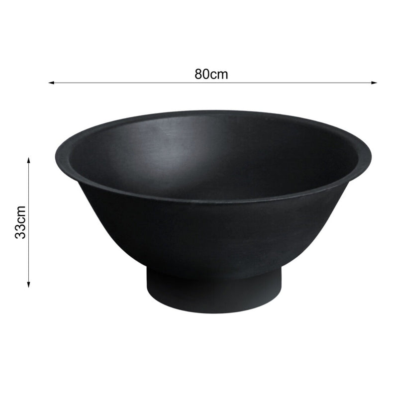 Dakota 80 Black Fire Pit