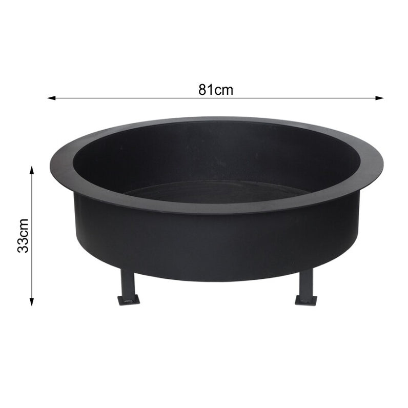Kalahari 80 Black Fire Pit
