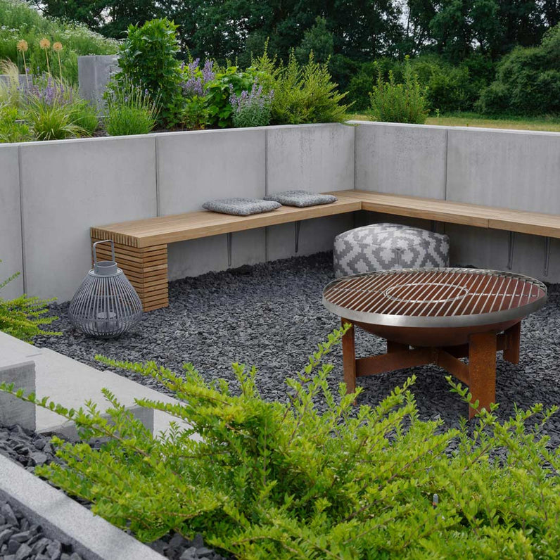 Fire Pit Stainless Steel Grill 80