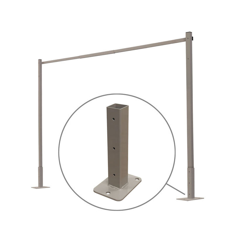 Ground Mount Clothesline Kit 2 -Taupe