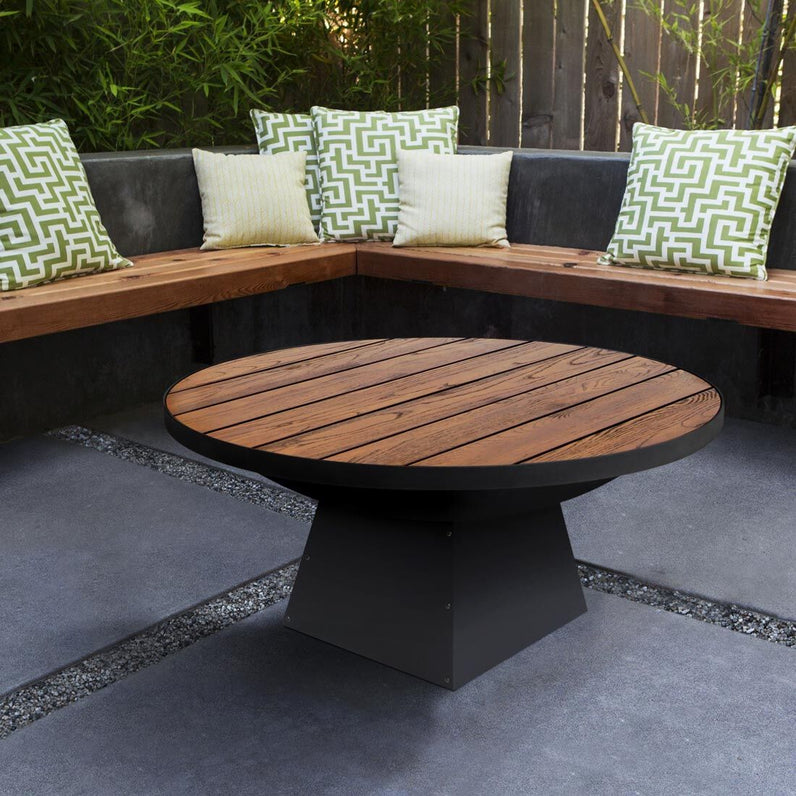 Fire Pit Timber Table 80