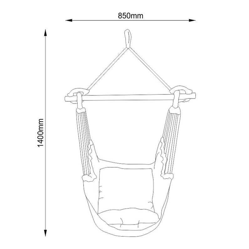 Noosa Hammock Swing - Natural