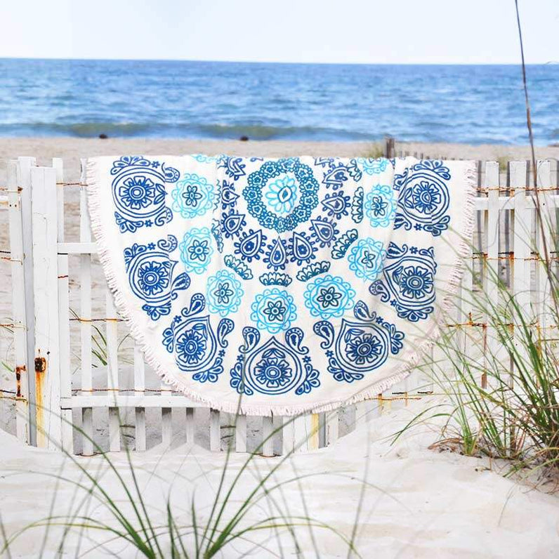 Malibu Round Beach Towel