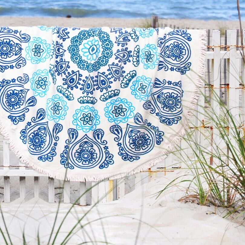Malibu Round Beach Towel