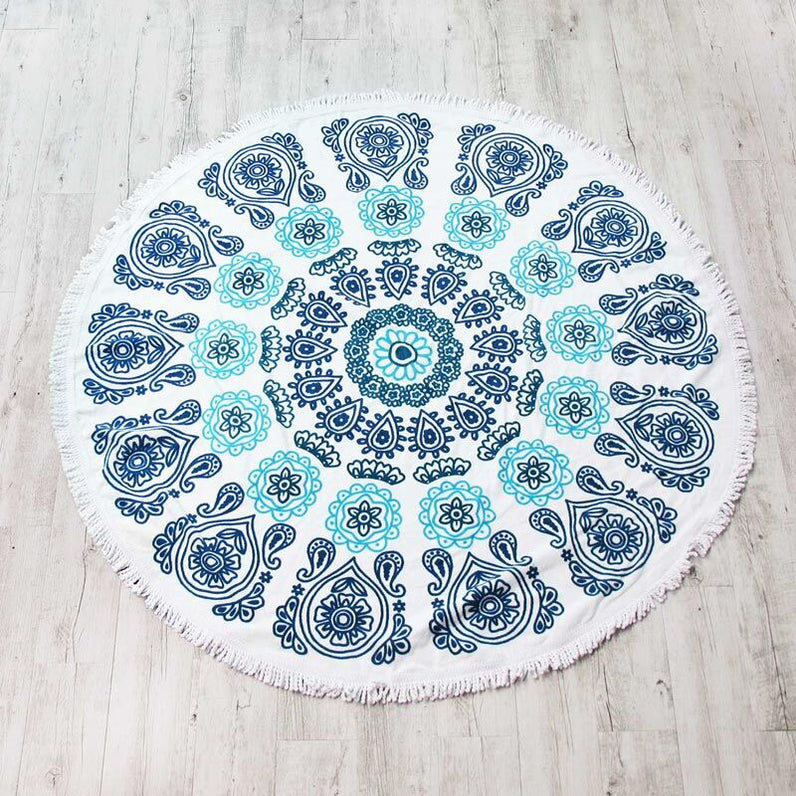 Malibu Round Beach Towel