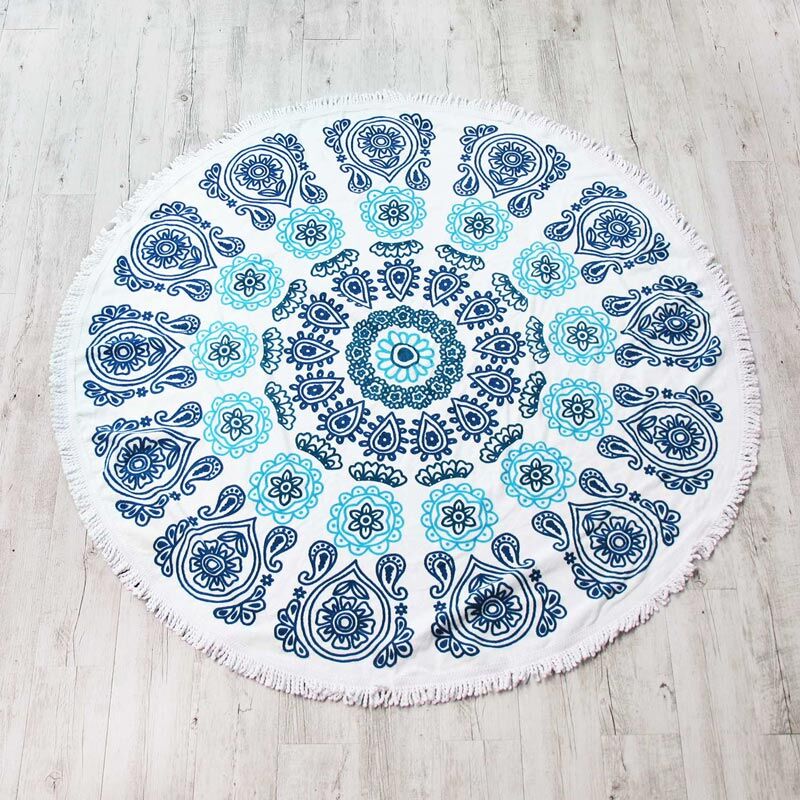 Malibu Round Beach Towel