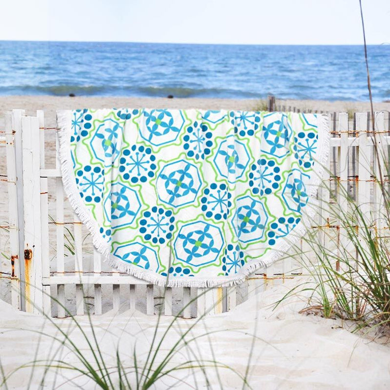 Aruba Round Beach Towel