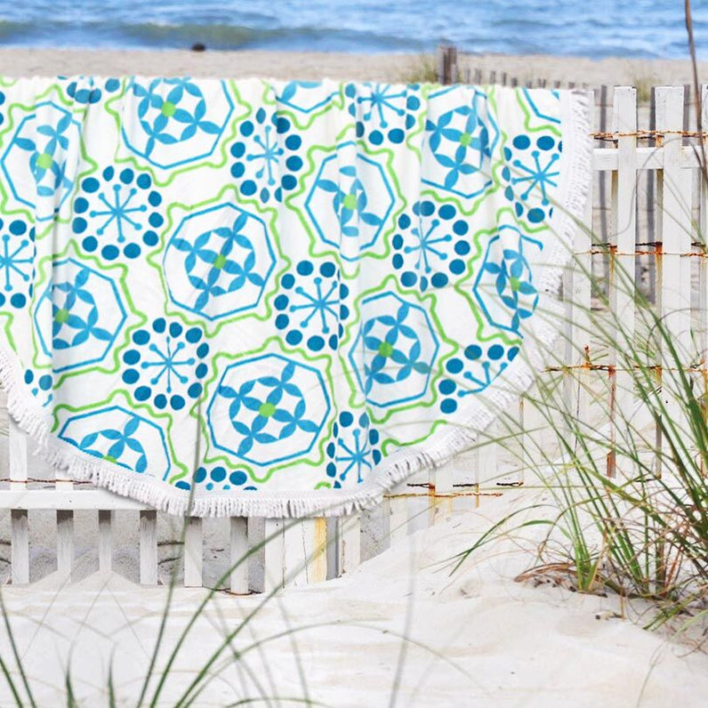Aruba Round Beach Towel