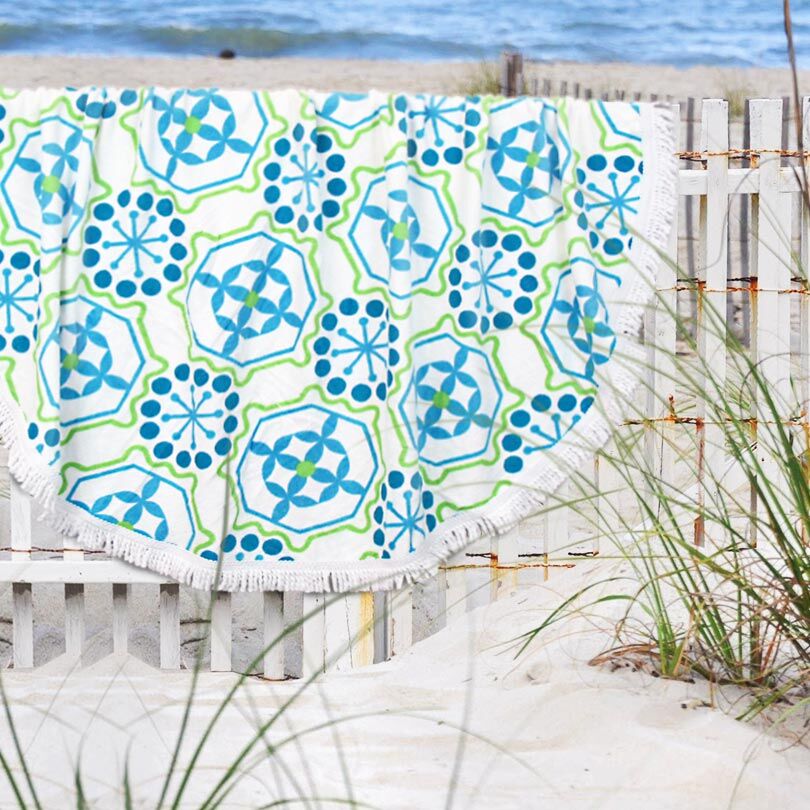 Aruba Round Beach Towel