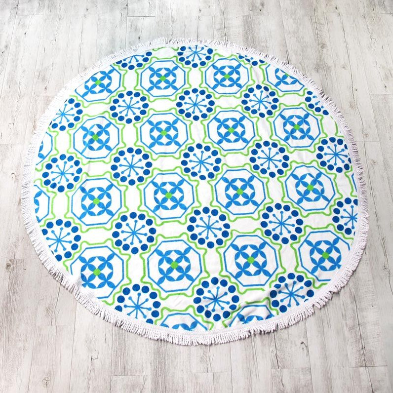 Aruba Round Beach Towel