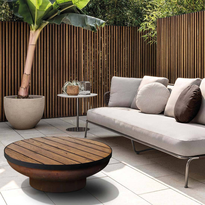 Fire Pit Timber Table 70