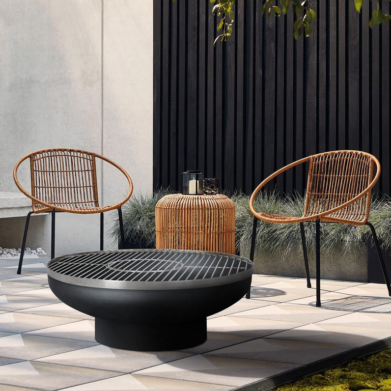 Fire Pit Stainless Steel Grill 70