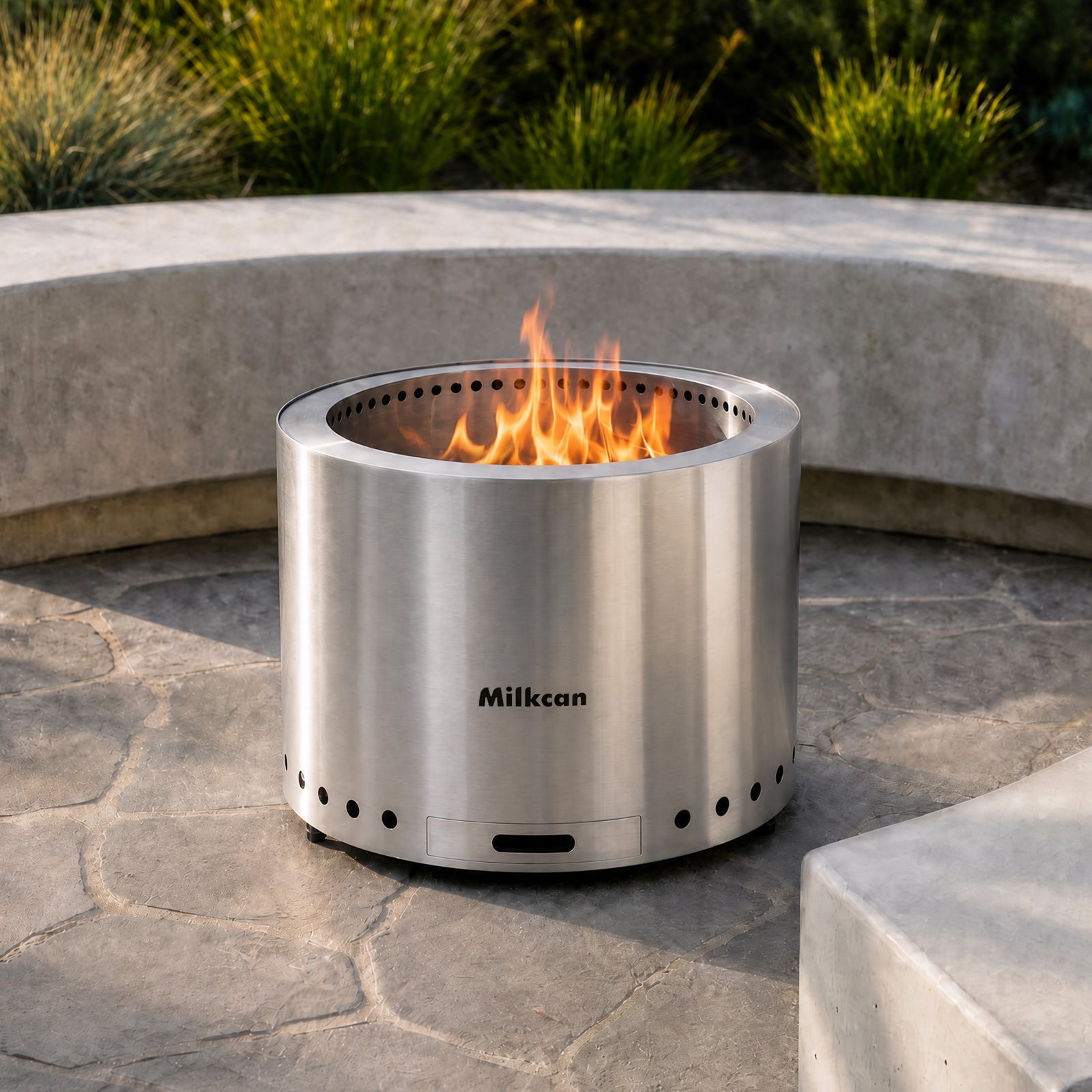 Sahara 50 Stainless Steel Low Smoke Fire Pit