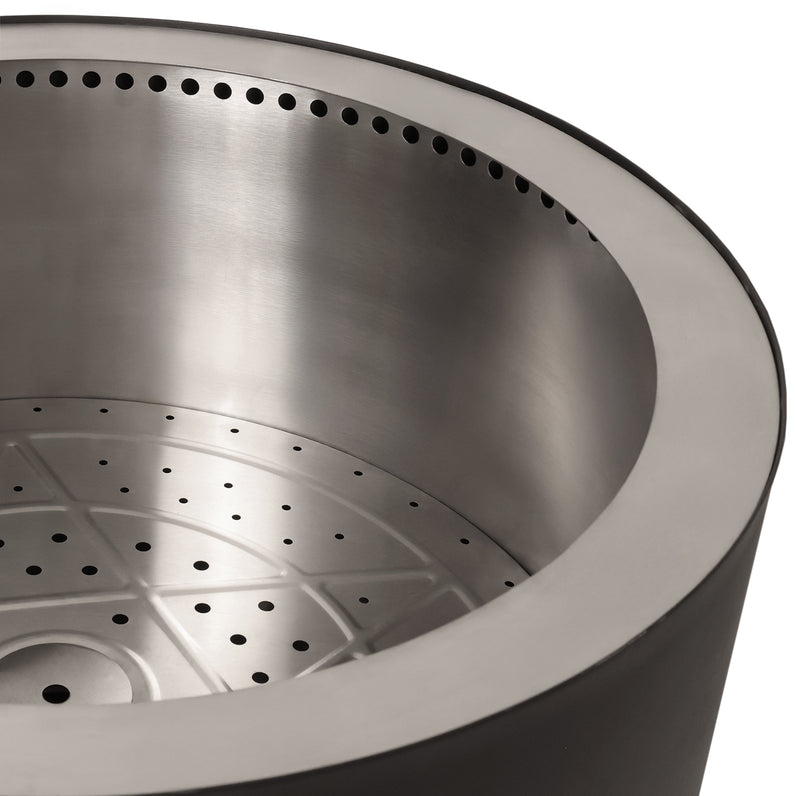 Sahara 70 Black Low Smoke Fire Pit