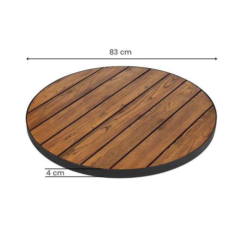 Fire Pit Timber Table 80