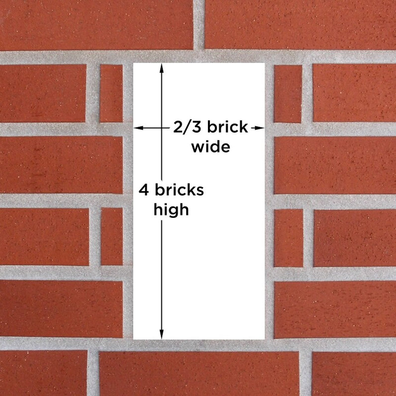 Amalfi Brick Letterbox - Stainless Steel