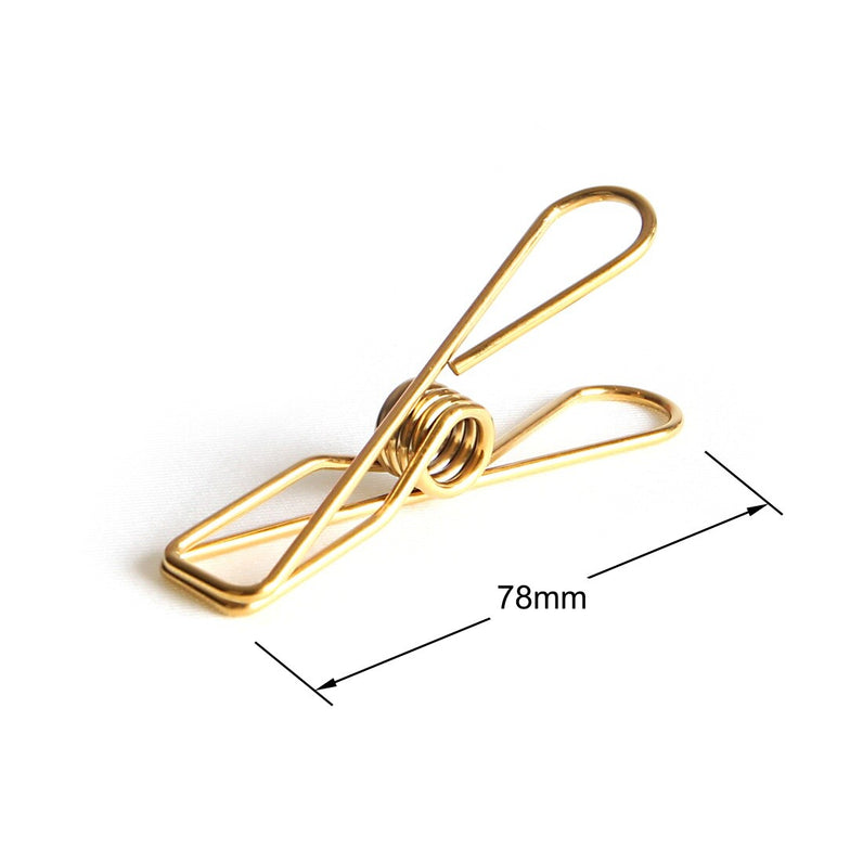 Stainless Steel Eco Pegs - Gold