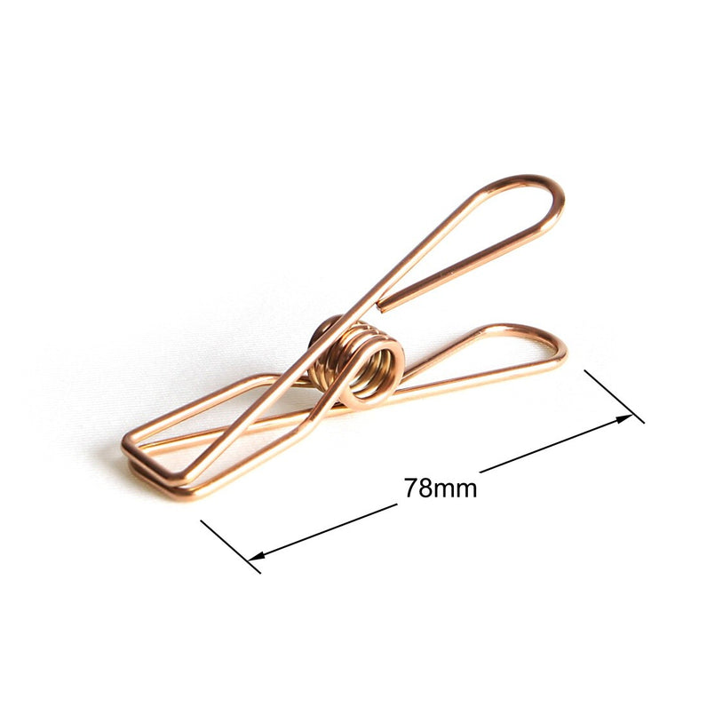 Stainless Steel Eco Pegs - Rose Gold