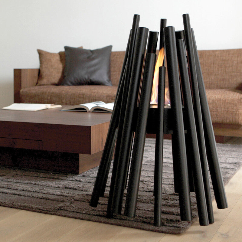 Stix Ethanol Fire Pit - Black