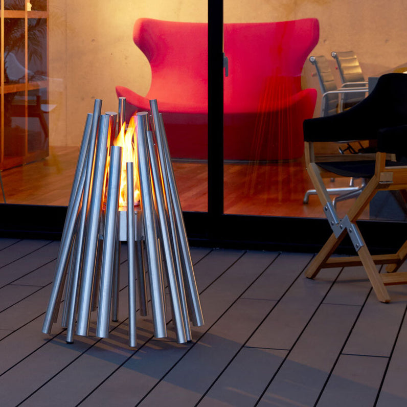 Stix Ethanol Fire Pit - Stainless Steel