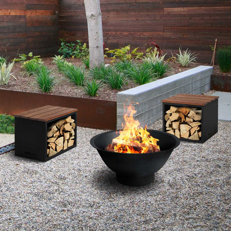 Firewood Storage Stool
