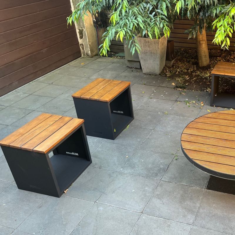 Firewood Storage Stool