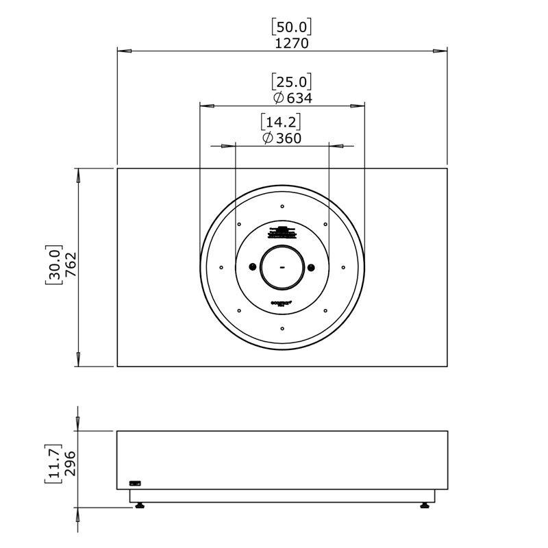 Martini Ethanol Fire Table - Teak