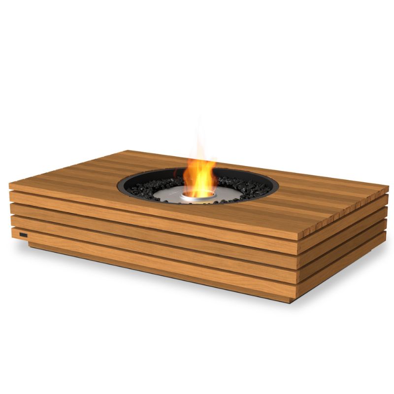 Martini Ethanol Fire Table - Teak