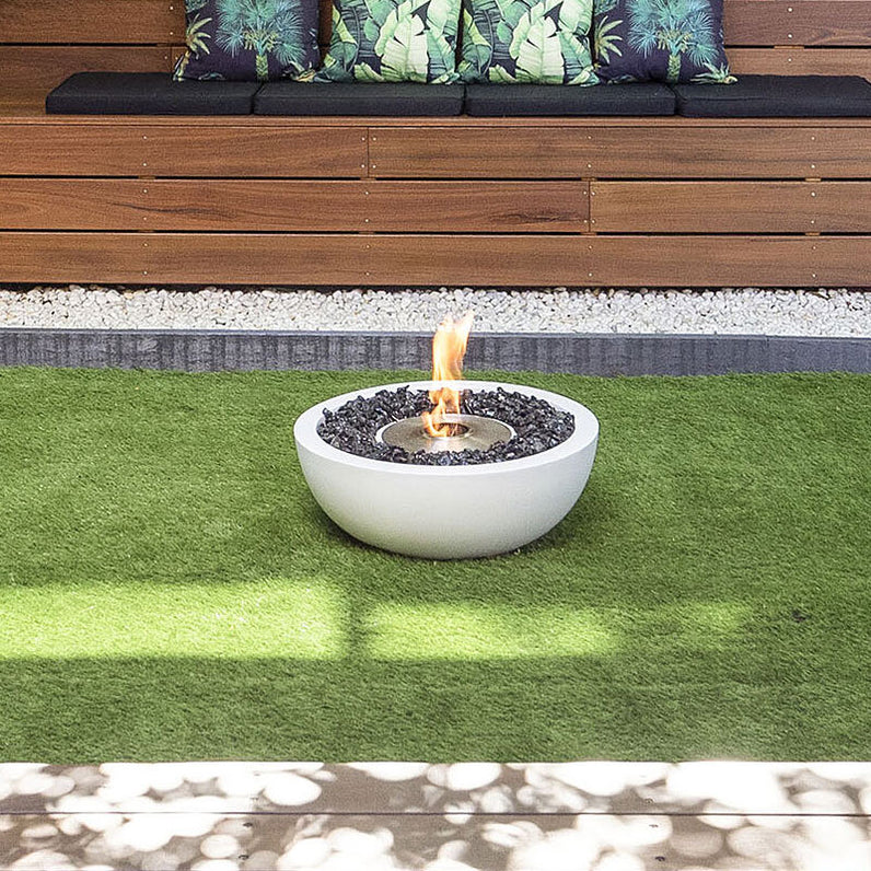 Mix 600 Ethanol Fire Pit - Bone
