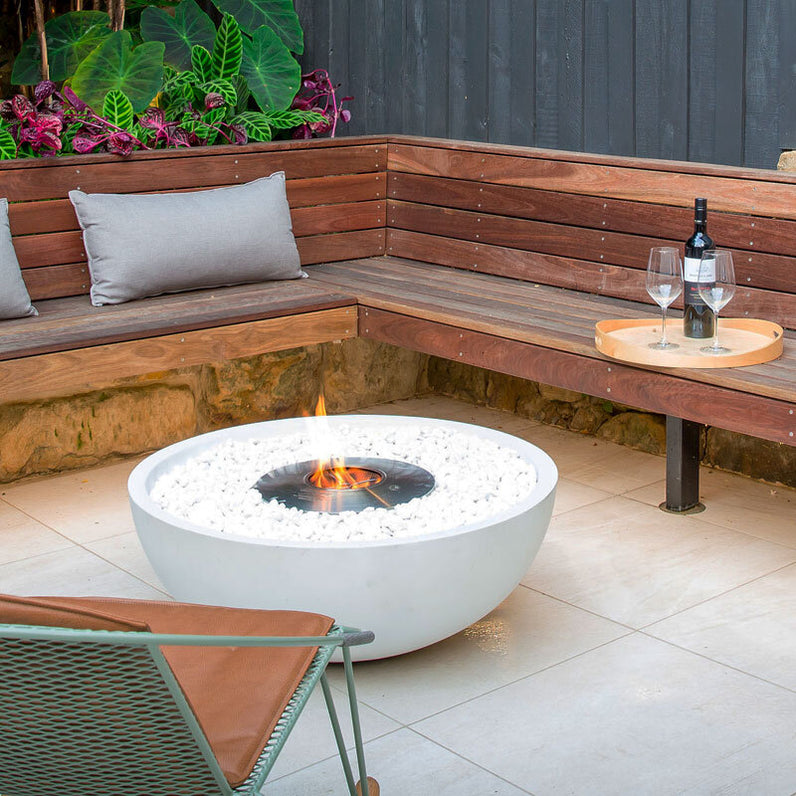 Mix 850 Ethanol Fire Pit - Bone