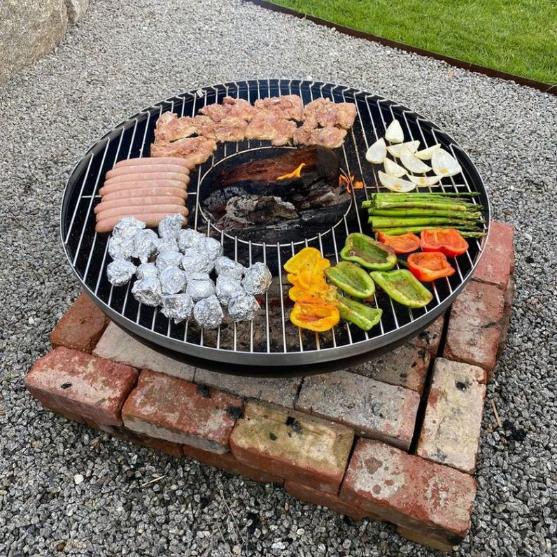 Fire Pit Stainless Steel Grill 70