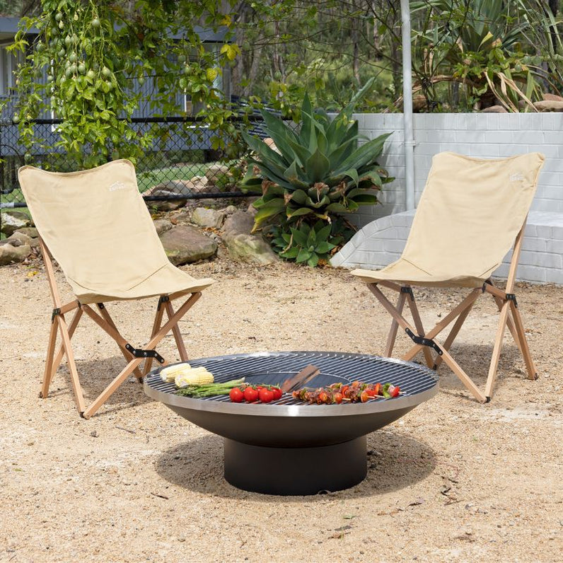 Fire Pit Stainless Steel Grill 70