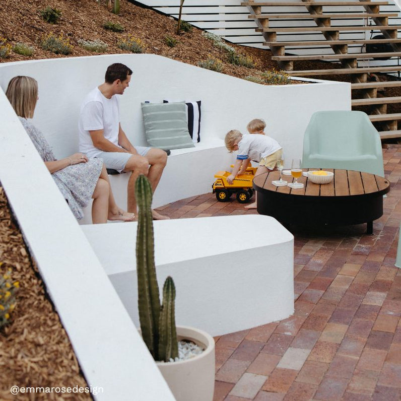 Fire Pit Timber Table 100