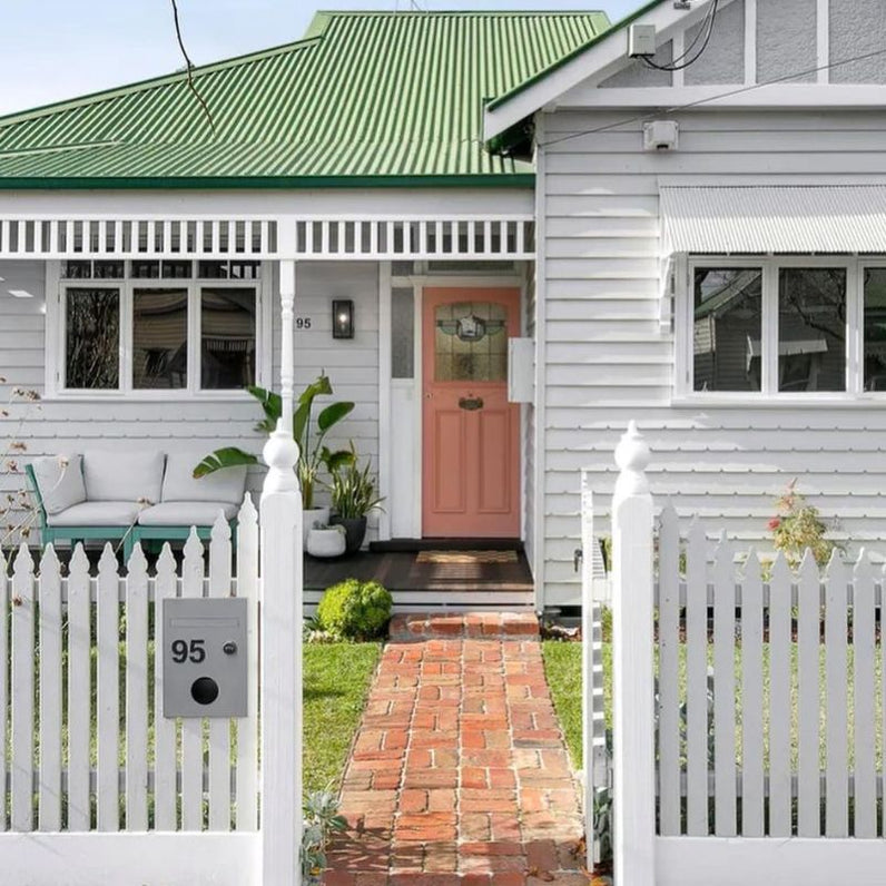 Monza Parcel Fence Letterbox - Stainless Steel