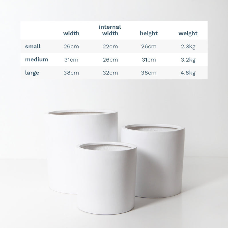 Bondi Plant Pot - White