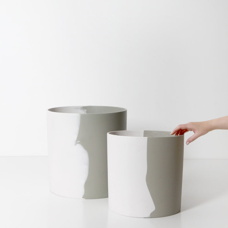 Byron Plant Pot - White Sage