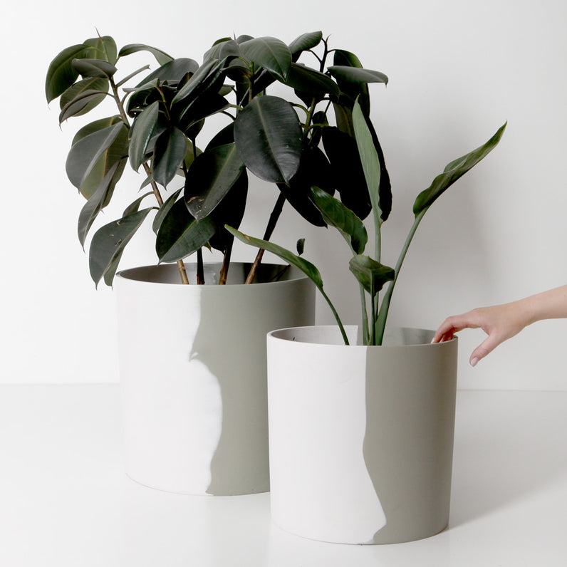 Byron Plant Pot - White Sage