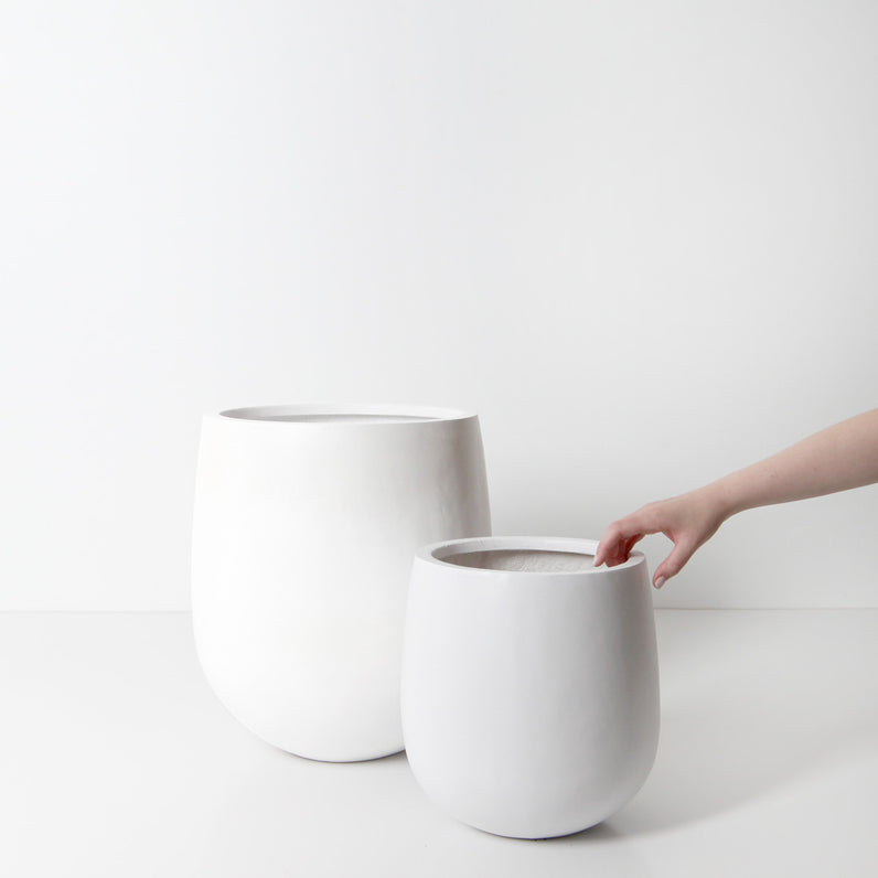 Malibu Plant Pot - White