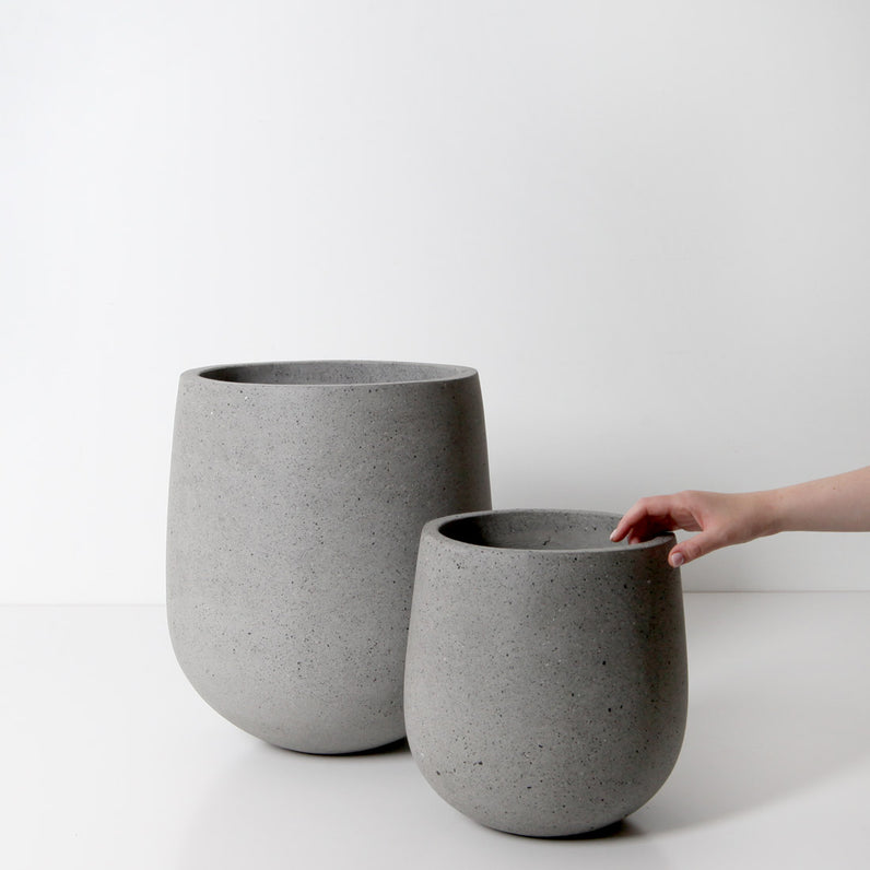 Laguna Plant Pot - Grey Terrazzo
