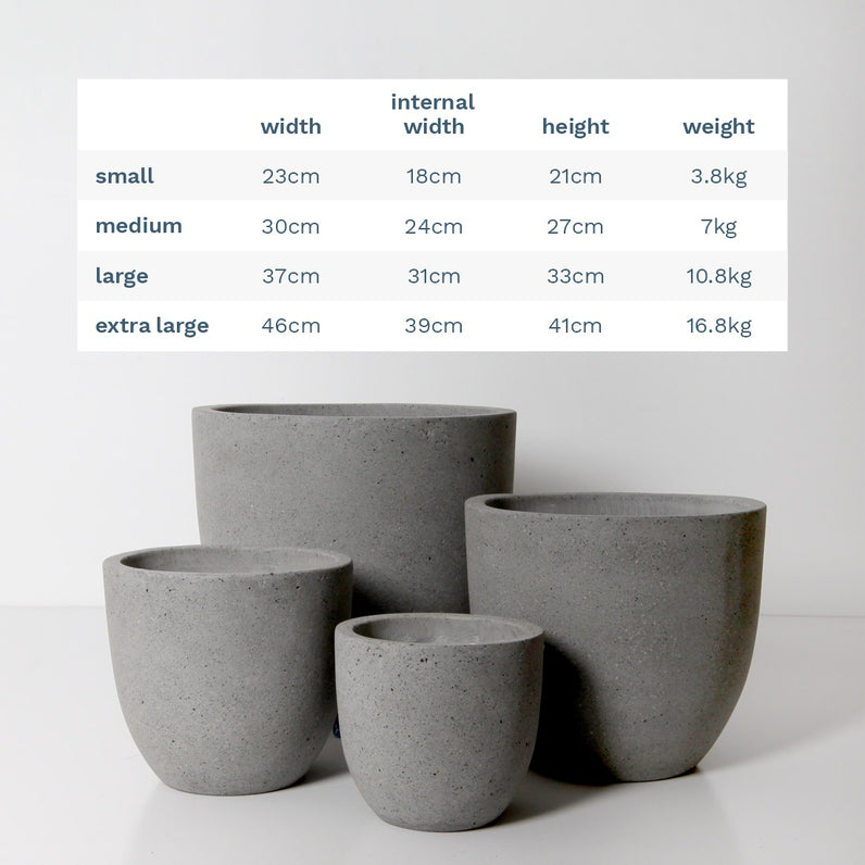 Rio Plant Pot - Grey Terrazzo