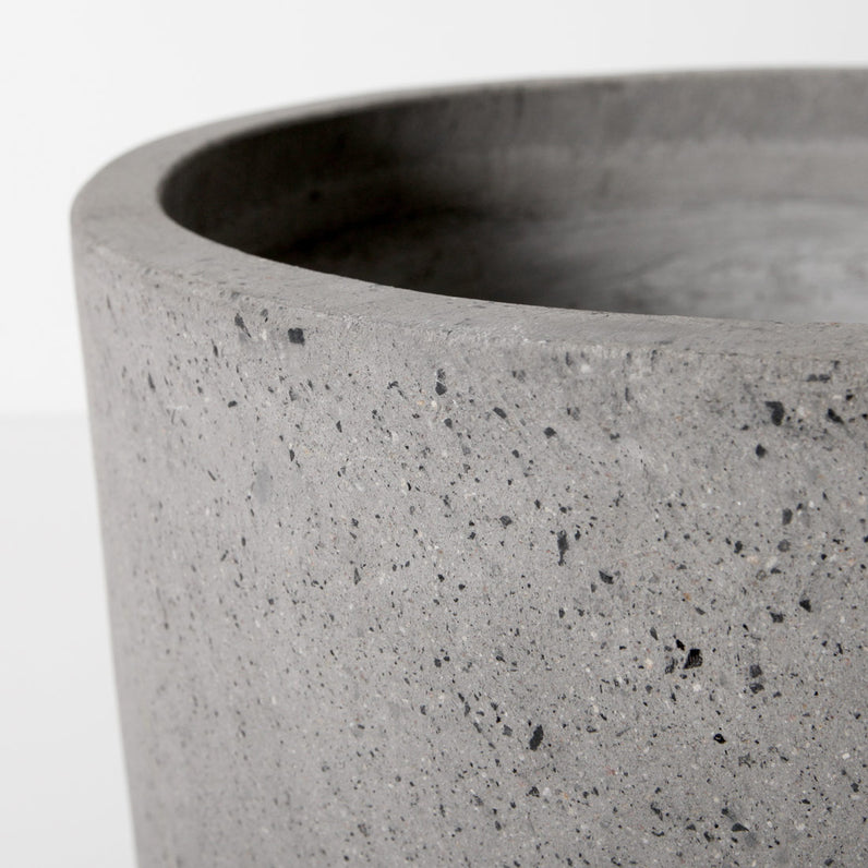 Santorini Plant Pot - Grey Terrazzo